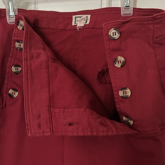 Anthropology MO:VINT women’s pull on straight/wide leg crop pants, Size S - Picture 4 of 8